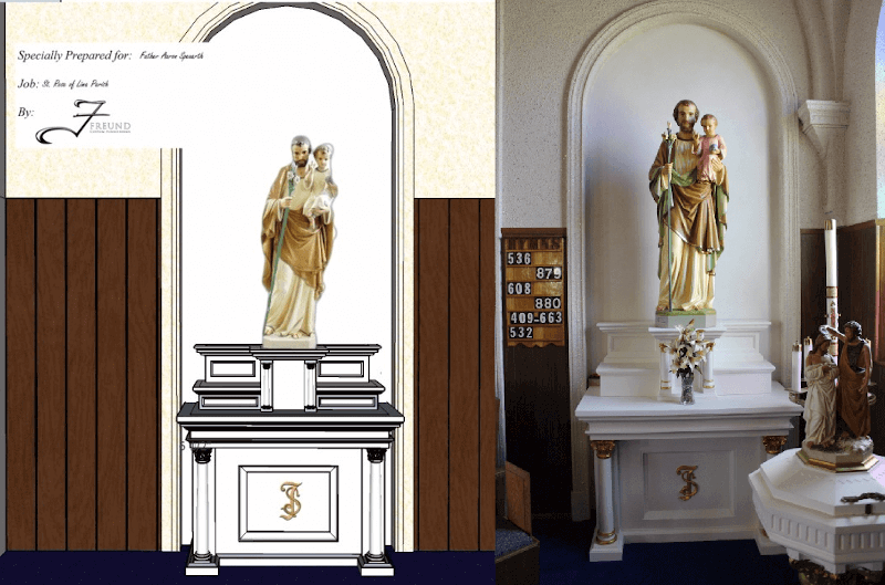 St Rose Side Altar