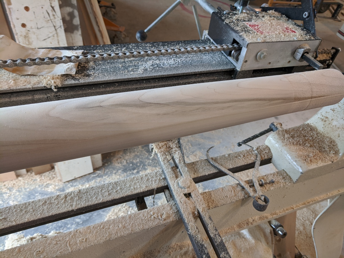 Pillar Carving in progress