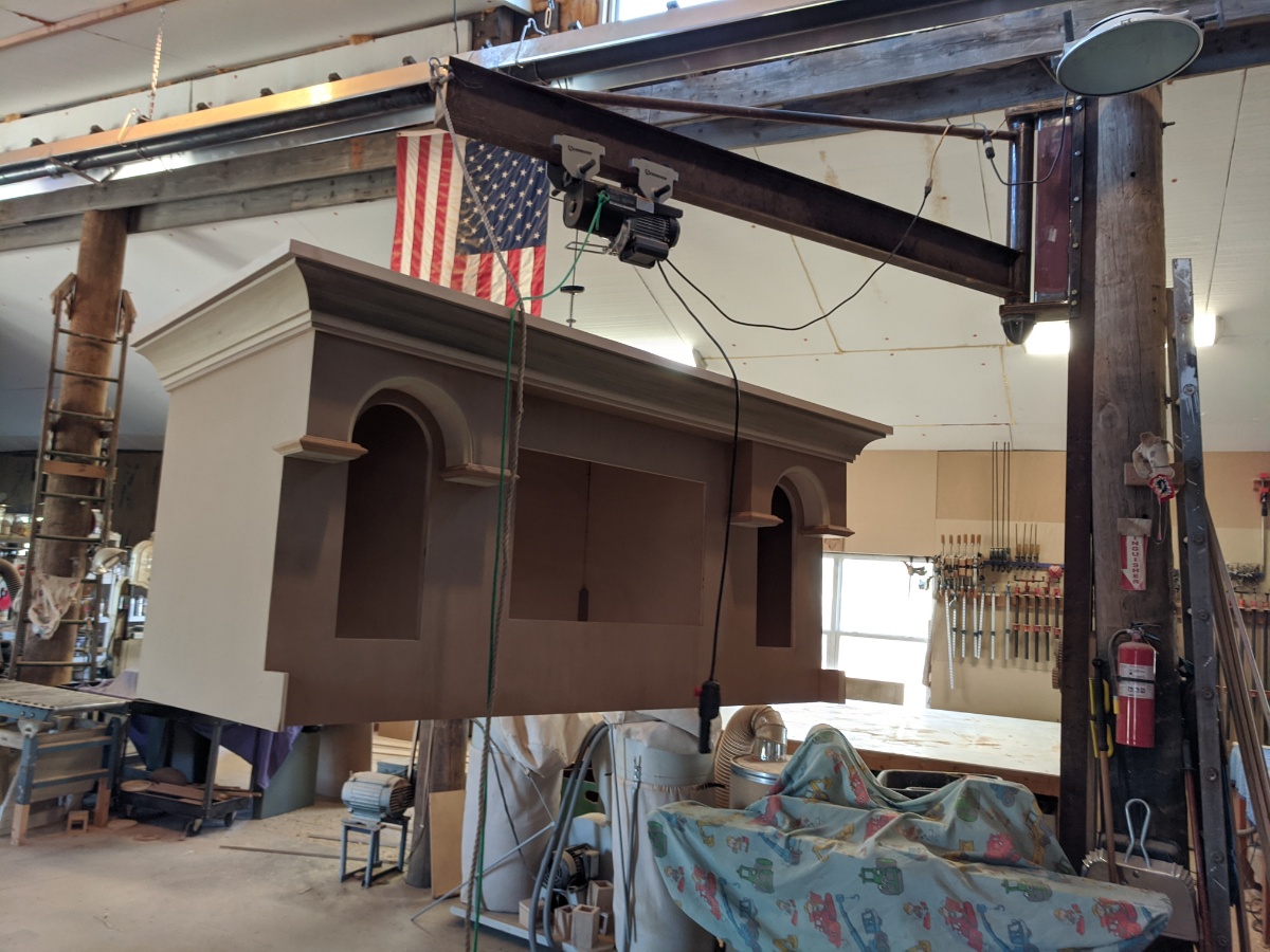 St. Johns Altar in progress (Herington)